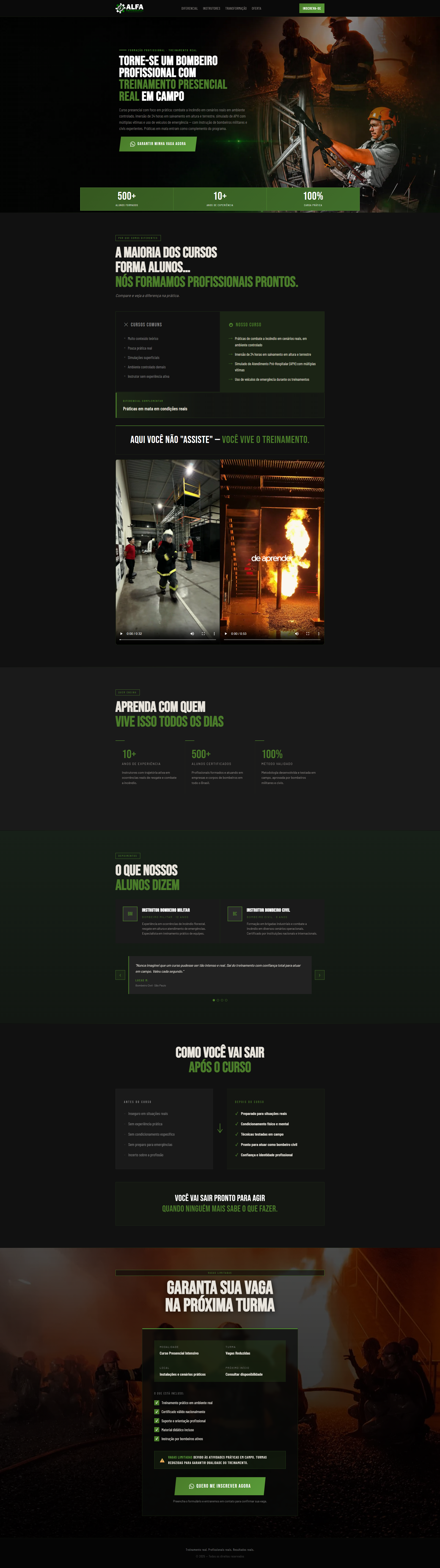 Site ALFA Bombeiros