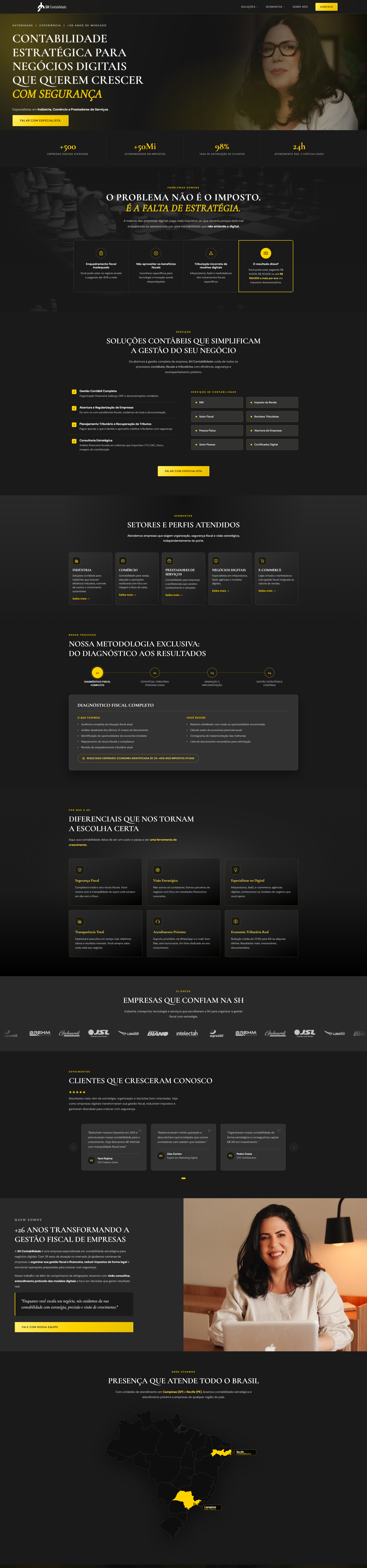 Site SH Contabilidade